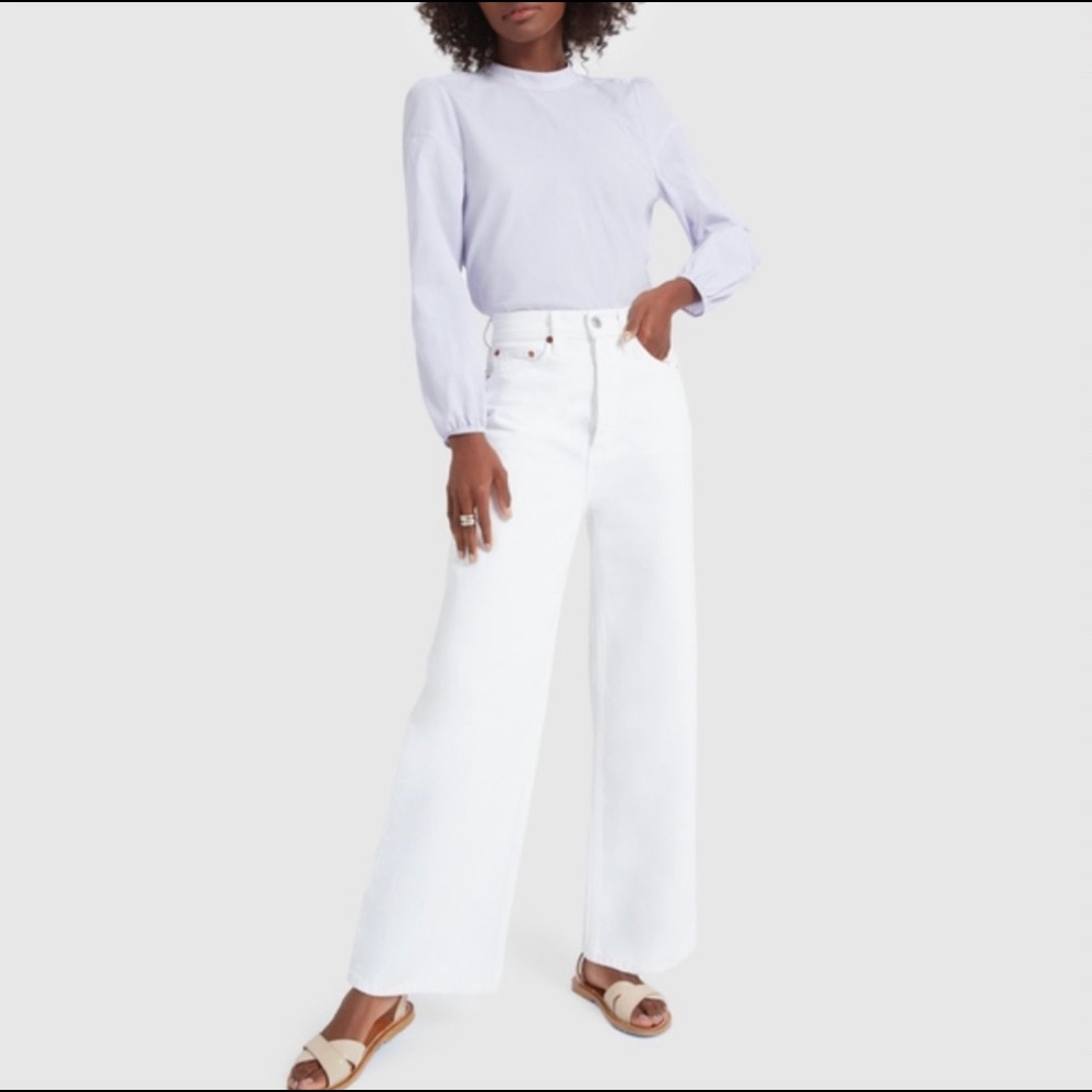 RE/DONE Extreme Wide Leg Jeans